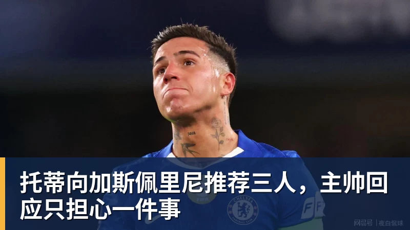华体会体育托蒂向加斯佩里尼推荐三人，主帅回应只担心一件事